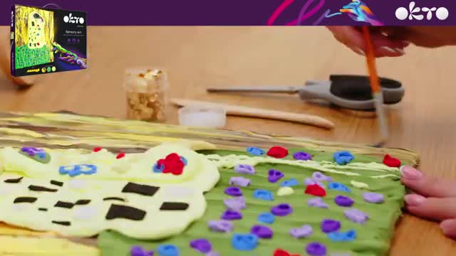 The Kiss Art Kit - 3D Sensory Art Kit - for Adults, Kids & Teens – Clay Art on Canvas