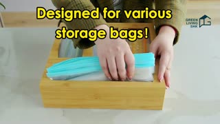 How to Organize Ziplock Bags- Kitchen Organizing Ideas