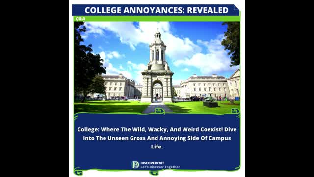 College Students Pet Peeves Revealed