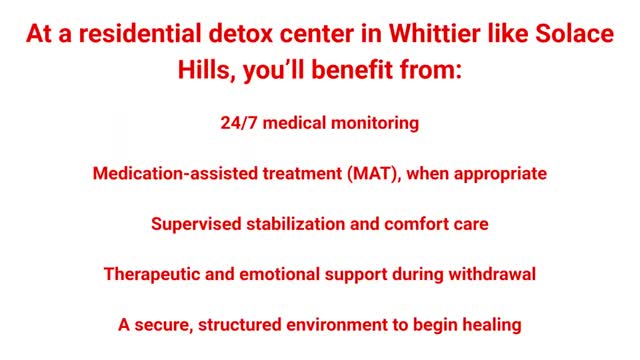 Solace Hills Detox - Trusted Residential Detox in Whittier, CA