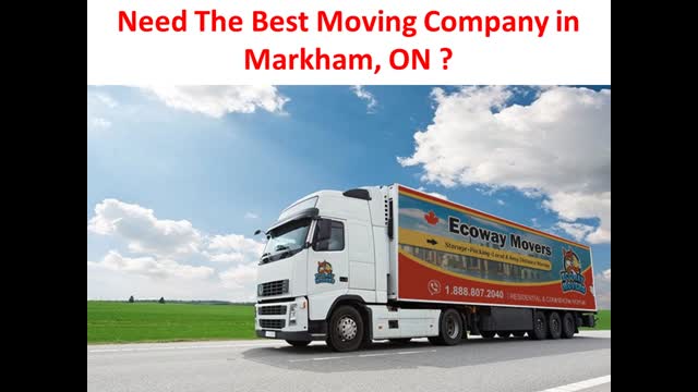 Ecoway Movers : Affordable Moving Company in Markham You Can Actually Trust
