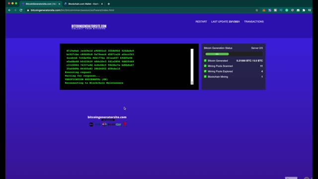 Bitcoin Generator Site Review - Is it Legit Or Scam