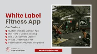 Launch Your Own White Label Fitness App | Custom Branded Workout App for Gyms & Trainers
