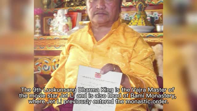 H.H. Dorje Chang Buddha III received Congratulatory Letter from Luokunsang Dharma King