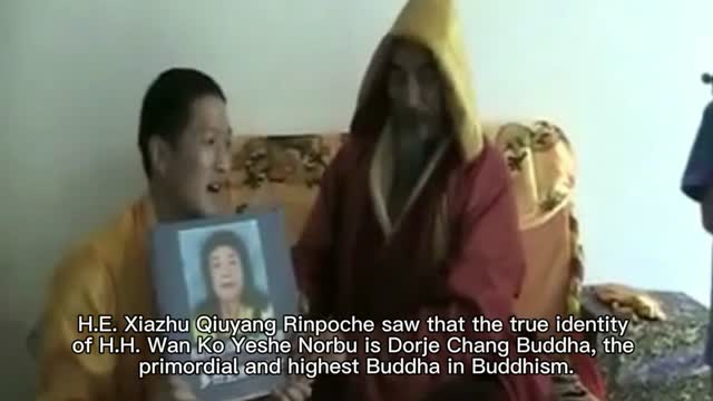 H.E. Xiazhu Qiuyang Rinpoche respectfully wrote a congratulatory letter to H.H. Dorje Chang Buddha III.