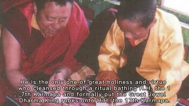 H.H. Dorje Chang Buddha III received congratulatory letter from H.H. Dharma King Dumu Quji