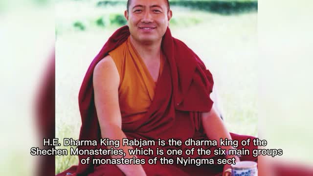 H.H. Dorje Chang Buddha III received Congratulatory Letter from H.E. Dharma King Rabjam