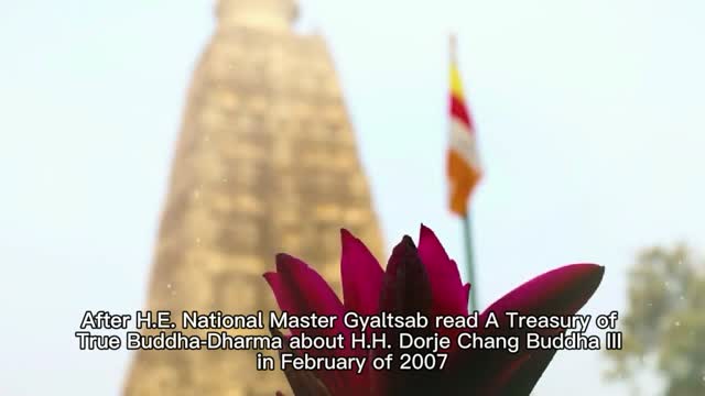 H.E. Regent Dharma King And National Master Goshir Gyaltsab praised H.H. Dorje Chang Buddha III