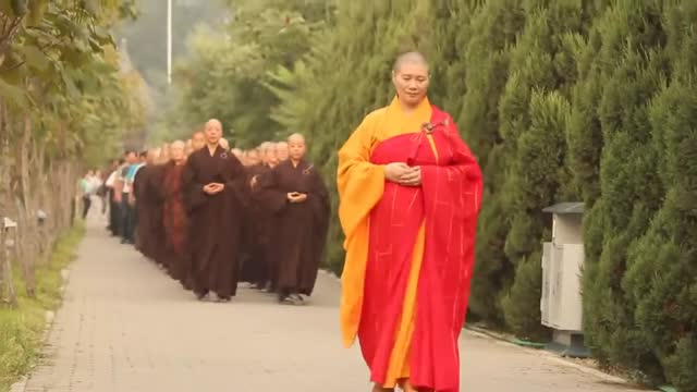 2014年華聖寺大悲懺法會證達上人孺尊 主法