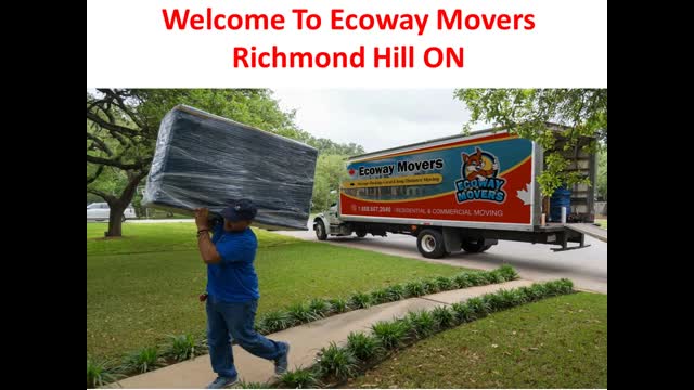  Ecoway Movers : Top-Rated Moving Company in Richmond Hill, ON