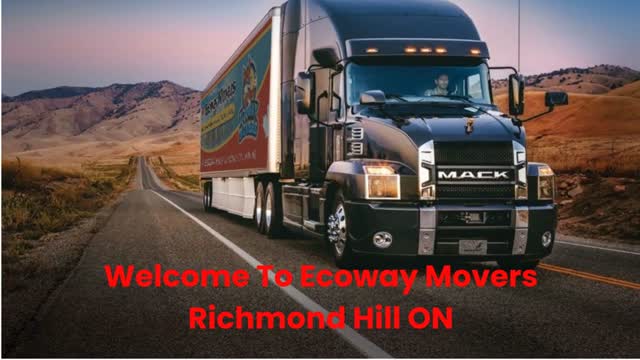 Ecoway Movers : Moving Company in Richmond Hill, ON | 647–697–2951