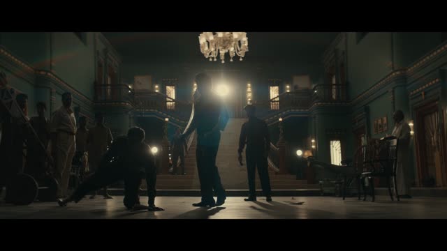 Kaantha (2025) Dulquer Salmaan, Samuthirakani, Bhagyashri Borse and Rana Daggubati.