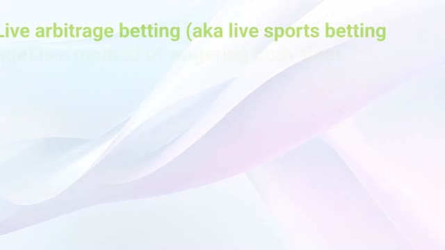 Live Sports Betting Arbitrage in Studio City, CA