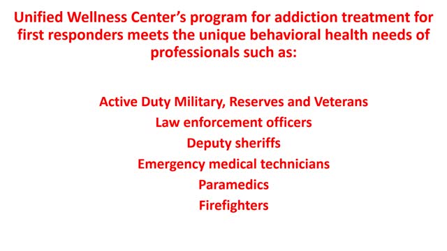 Unified Wellness Center - First Responder Addiction Treatment in Newport Beach, CA