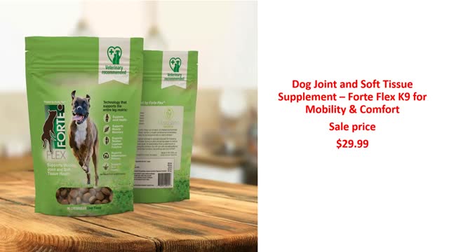 Forte Flex K9 - Best Joint Supplement For Dogs